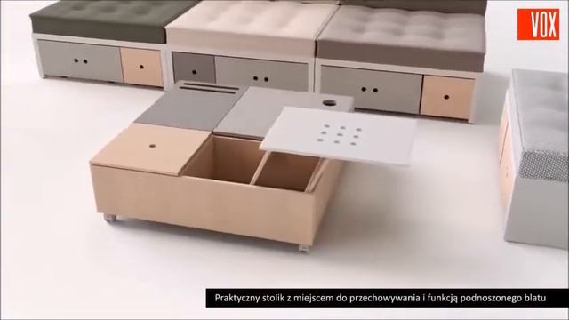 Складная мебель. Идеи экономии пространства в квартире.