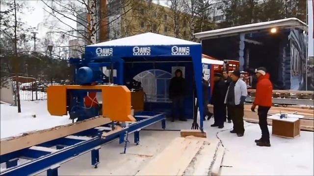 Ленточная пилорама Saver ЛПГ-82
