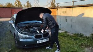 BMW E60 M54, промывка двигателя ВМП АВТО Валера