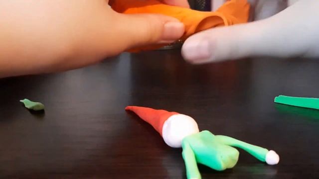 Туториал, как слепить гномика из воздушного пластелина! смотреть онлайн