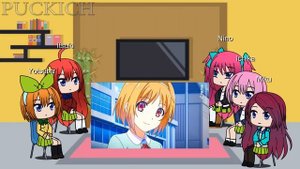 The Quintessential Quintuplets react to Futarou as Ayanokoji (Part 1/2) || TQQ & COTE (RU | ENG)