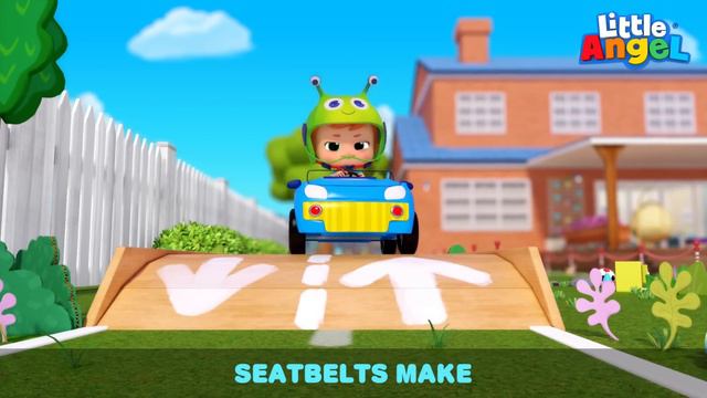 Road Safety Song | Little Angel Kids Songs & Nursery Rhymes смотреть онлайн