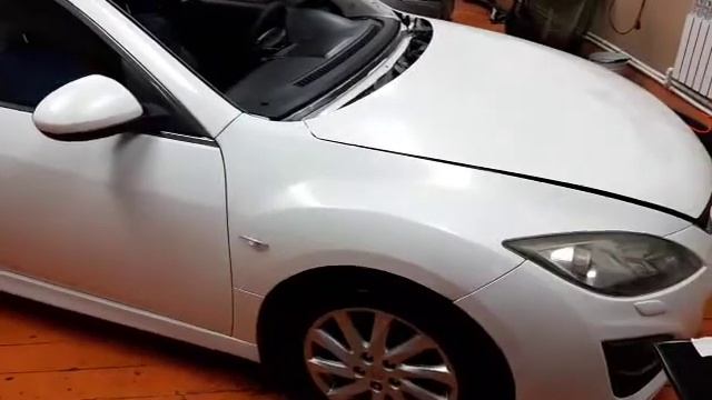 Установка лобового стекла Mazda 6 GH смотреть онлайн