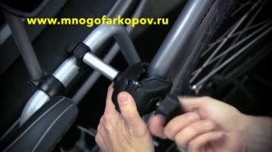 Велобагажник на фаркоп Thule EuroRide (обзор, установка)
