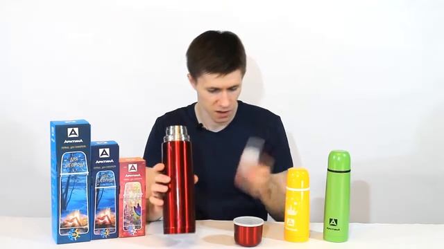 Термос Арктика 102 серии из нержавеющей стали (видео обзор) смотреть онлайн