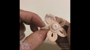 6 часть. Вяжем цветок, обвязка рачьим шагом