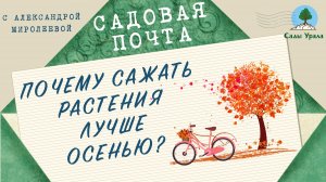 Садовая почта: Почему сажать растения лучше осенью? Выпуск 4