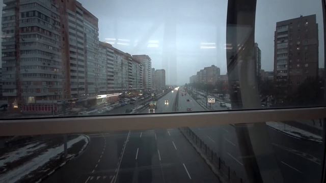 Пешеходный мост через проспект Гагарина - нелепое строение? смотреть онлайн