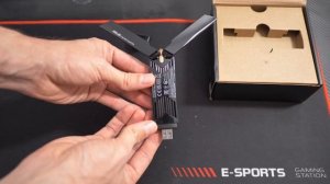 Adaptor wireless ASUS USB AX56 Unboxing & Test