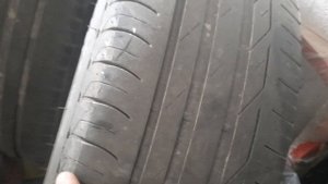 Bridgestone turanza t001 износ после сезона 30т км. Примерный ресурс 60т км