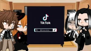 Реакция BSD на видео Tik Tok [Чуя/Арахабаки] АУ автора:³ ?