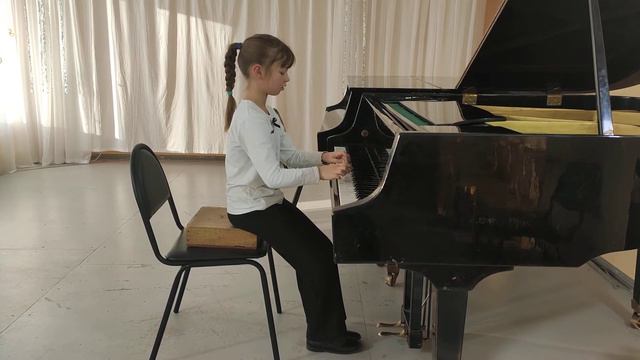 Киселева Таисия 1 класс, А Руббах "Воробей" - класс преподавателя Топоровой М.Е смотреть онлайн