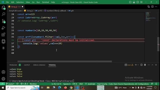 05- Arrays: JavaScript master classes 2023 in Hindi @nodejs-foundation @javascriptmastery