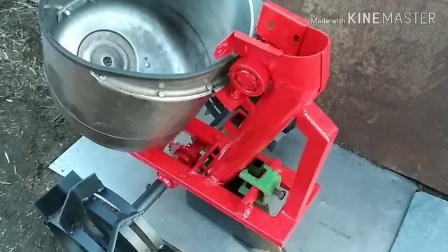 Самодельная картофелесажалка. Обзор.