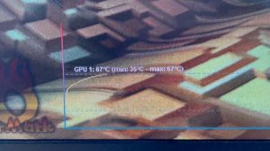 Тест MSI RX580 gaming x 8G в fur mark