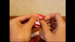 Как сделать цветок и бабочку из лент