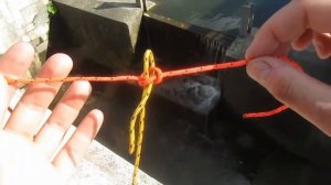 Морские узлы по Скрягину №130 Поводковый на основе простого узла #УзлыДляРыболовныхСнастей