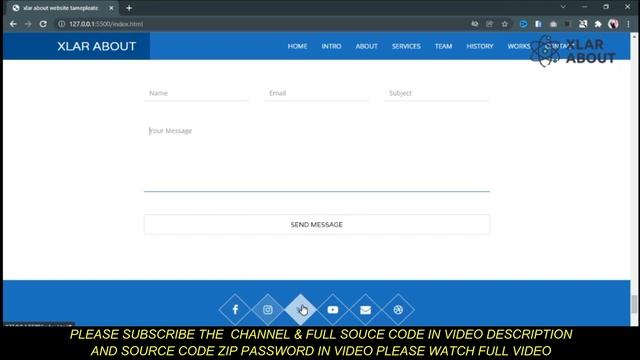 html css javascript website templates free download || portfolio website source code ||#htmlcssjs