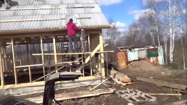 Секреты монтажа шифера на двускатной кровле смотреть онлайн