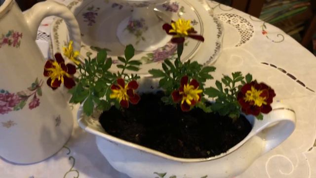 Соусник винтажной Сирени в интерьере смотреть онлайн