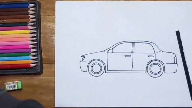 Police Car Drawing _ How to Draw a Police Car Easy смотреть онлайн