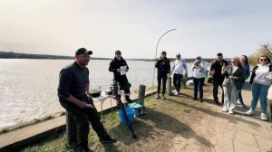 Церемония награждения победителей фестиваля по фидерной ловле на Донецком море