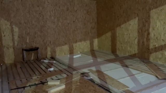 Модульное здание 6х4.8. Этап строительства. Часть 1