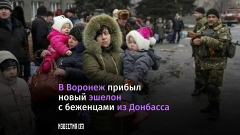 Беженцы прибыли в Воронеж