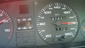 Audi 200 Turbo speed test