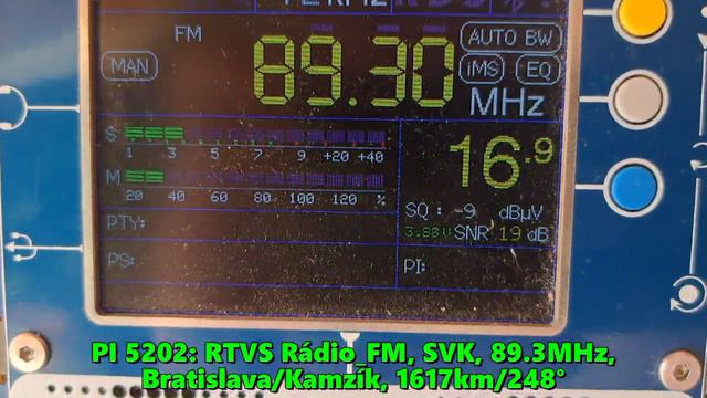 29.05.2024 11:15UTC, [Es], RTVS Radio FM, Словакия, 89.3МГц, 1617км