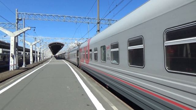 РЖД ЭП2К-217 в Санкт-Петербурге на станции Санкт-Петербург-Главный смотреть онлайн
