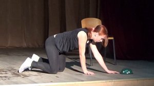 Театральный этюд "Охота на мышь" / Theatrical sketch Hunting for the mouse