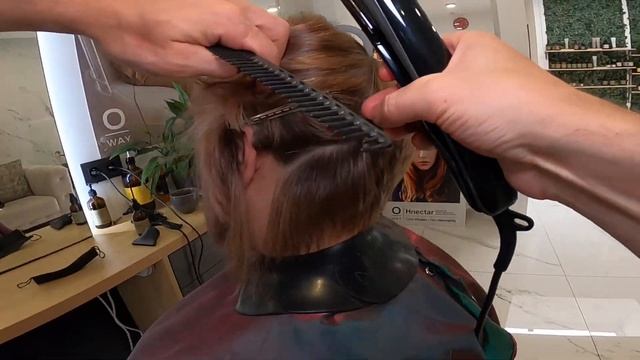 Disconnected Bob Haircut Normal Speed Full Tutorial смотреть онлайн