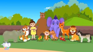 Wild Animals | Learning song for Kids | 4K | Appu Series