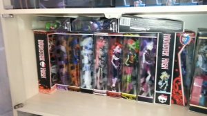 МОЯ КОЛЛЕКЦИЯ КУКОЛ МОНСТЕР ХАЙ (Обзор My "Monster High" doll collection)