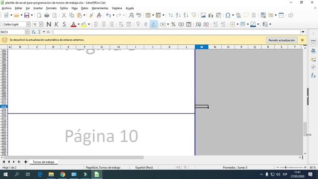 Exportar a PDF de LibreOffice Calc configurar las paginas para guardar en PDF, fácil y rápido. смотреть онлайн
