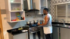 Zubby Micheal & Hanks Anuku display their real madness on set