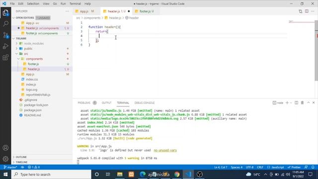 #3 Create components & and bootstrap in React-Js in Hindi | #ajit_mishra
