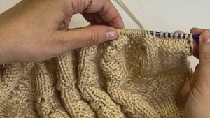 Красивейшая горловина к джемперу Хитоми Шида/Без отрыва нити/Закрытие петель