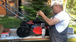 Газонокосилка AL KO COMFORT 46 SP B, замена масла