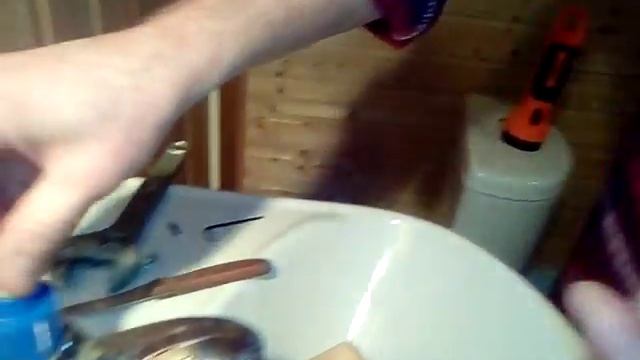 Ремонт смесителя. Замена картриджа.