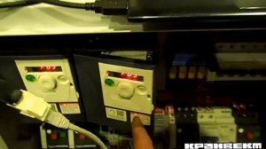 Радиоуправление кран-балкой + частотный привод.