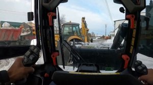 ВЕСНА экспресс уборка улицы от снега ...экскаватором.....мини погрузчиком....грейдером...погрузчико