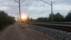 Электропоезд ЭР2К-1149 «Грушинский экспресс» №7348 сообщением  Тольятти - Самара