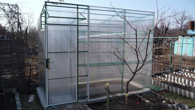 ✿ Теплица огуречная. Каркас+сотовый поликарбонат. Чертежи. смотреть онлайн