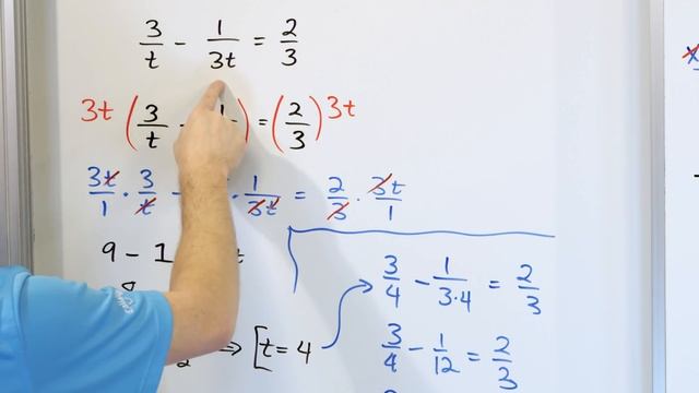 08 - Learn to Solve Fractional Equations in Algebra, Part 1 смотреть онлайн