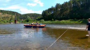 Башкирия. Сплав река Ай в июне.
