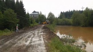 В Омутнинске устраняют последствия грозовых ливней