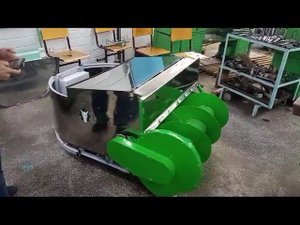 Новый робот толкатель с активным шнекоротором.