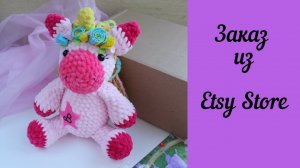 Вязаный Плюшевый Единорог полетит в Америку